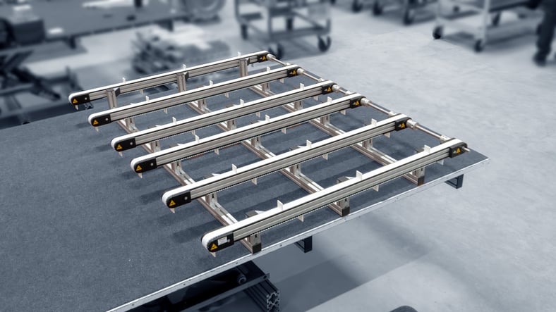 Skapa multisystem med kuggremstransportörer i Rollcos nya CAD-konfigurator